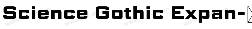 Science Gothic Expan字体转换 Science Gothic Expan字体转换